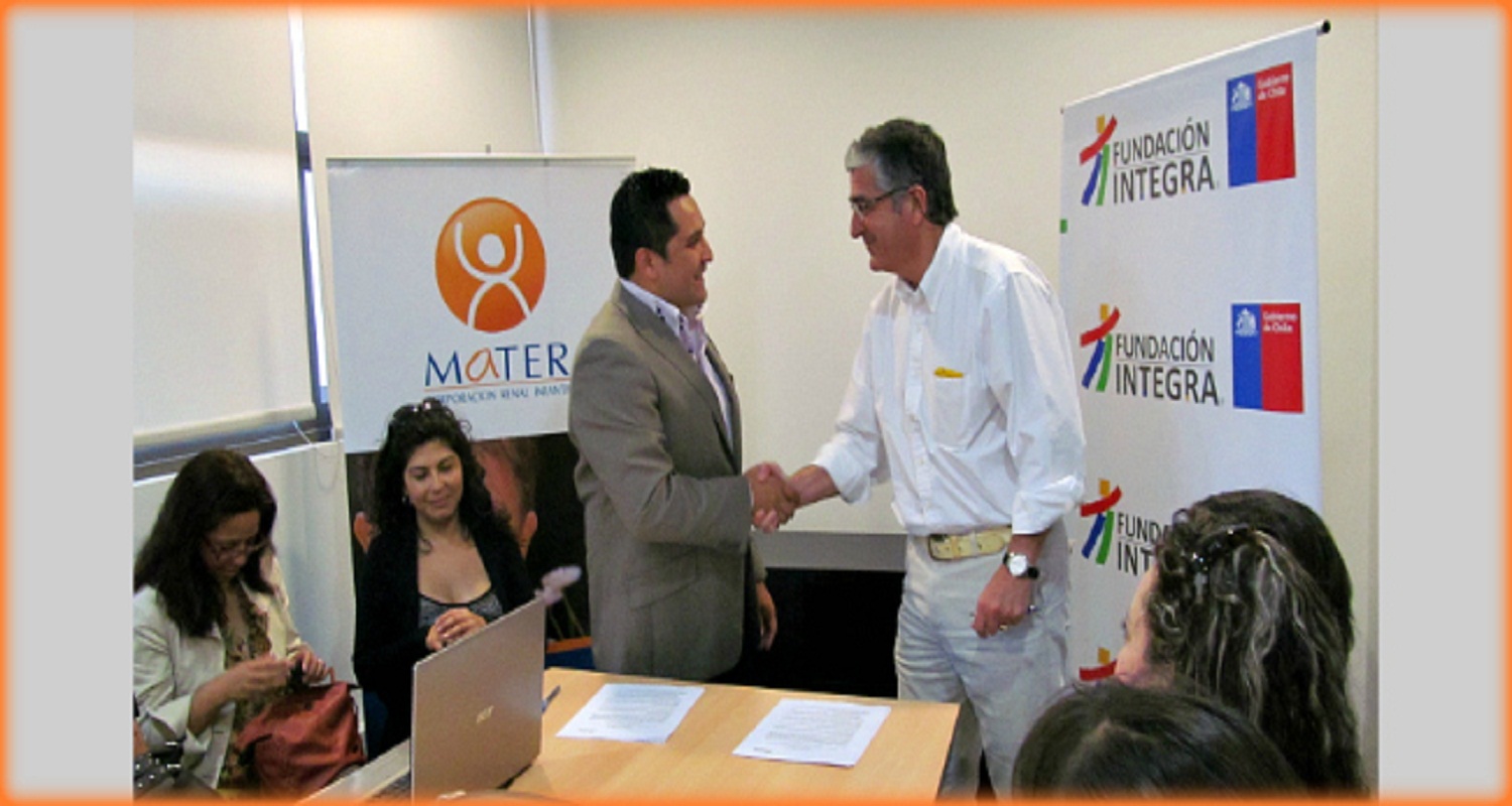 Nuevo convenio entre MATER y Fundación Integra